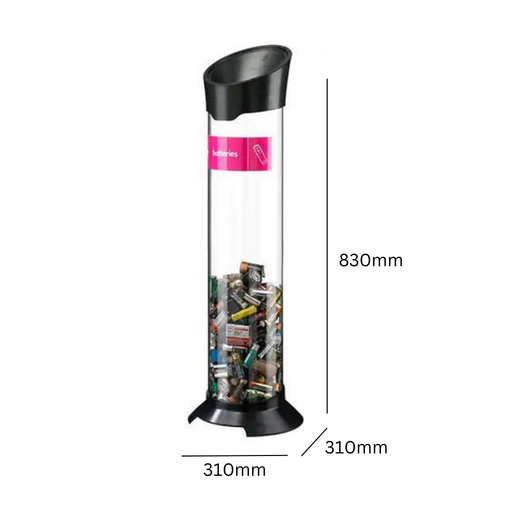 Battery Collection Bin with Graphic - 20 Litre