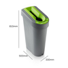 Smart Recycling Bin with Optional Lid Insert - 70 Litre