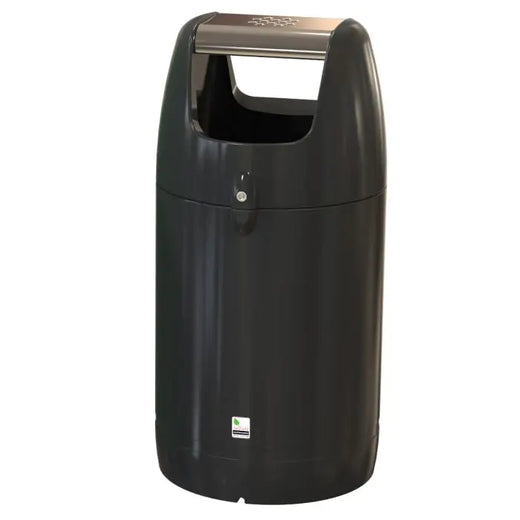 Viscount Round Hooded Litter Bin - 130 Litre