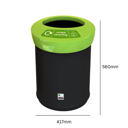 Round Ace Recycling Bin in 3 Sizes