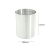 Aluminium Design Waste Paper Bin - 13 & 20 Litre Available