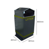 Apex Outdoor Litter Bin - 80 Litre