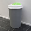 Triple Compartment Cup-Shaped Recycling Bin - 100 Litre