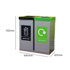 Double Box Cycle Recycling Bins - 120 & 160 Litre Available