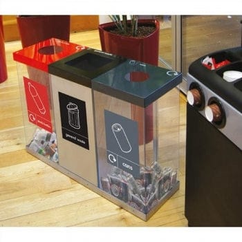 Triple Box Cycle Recycling Bins - 180 & 240 Litre Available