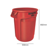 Rubbermaid Brute Container - 121.1 Litre