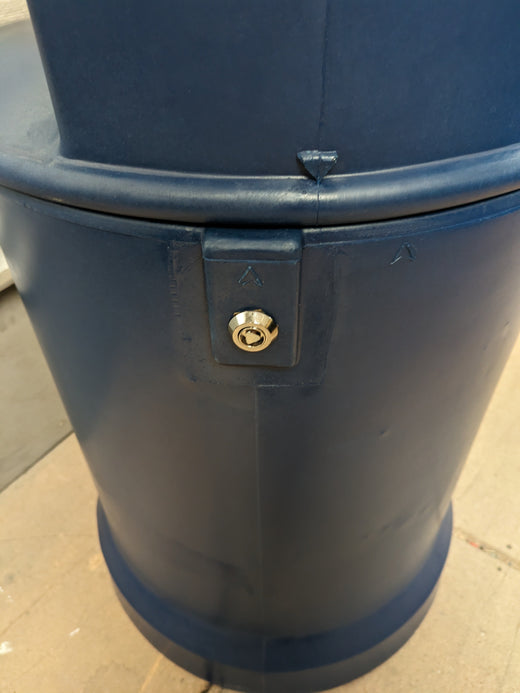 Blue Cesar Outdoor Litter Bin - 100 Litre