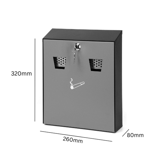 Wall Mounted Cigarette Bin