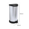 Decobin Semi Round Pedal Bin - 40 Litre