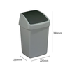 Delta Rubbish Swing Lid Bin - 10 Litre