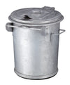 Galvanized Steel Dust Bin - 70 Litres