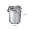 Galvanized Steel Dust Bin - 70 Litres