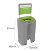 EnviroGo 90-litre Recycling Bin