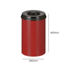 Self Extinguishing Waste Paper Bin - 20 Litre