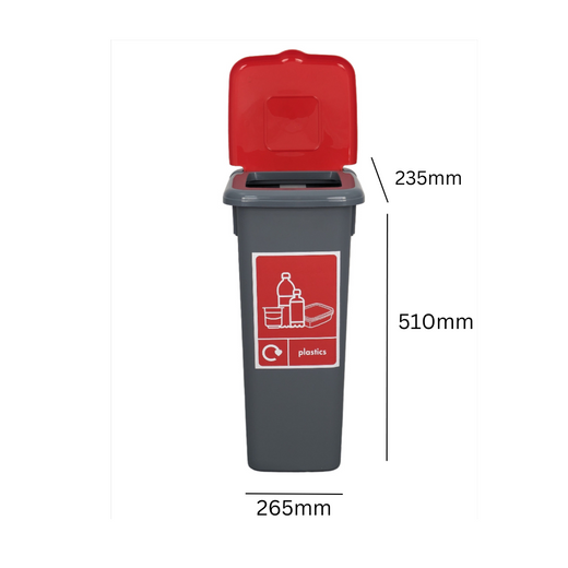 Freestanding Recycling Bins with Lift up Lid - Available in 3 Sizes