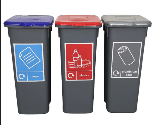 Freestanding Recycling Bins with Lift up Lid - Available in 3 Sizes