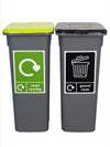 Freestanding Recycling Bins with Lift up Lid - Available in 3 Sizes