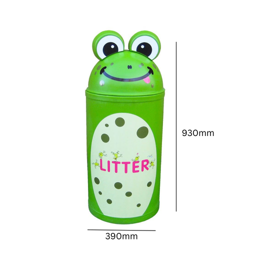 Animal Kingdom Frog Litter Bin in 2 Sizes