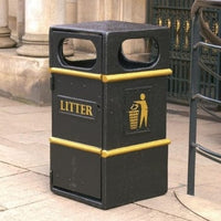 GFC Closed Top Litter Bin - 84 Litre