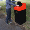 Heavy Duty Steel Dog Waste Bin