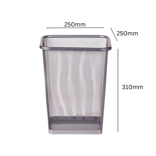 Mesh Metal Waste Basket - 18 Litre