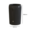 Metro Round Open Top Litter Bin - 95 Litre