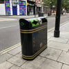 Outdoor Metropolitan Recycling Bin - 160 Litre