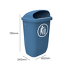 Mountable Outdoor Rubbish Bin - 50 Litre