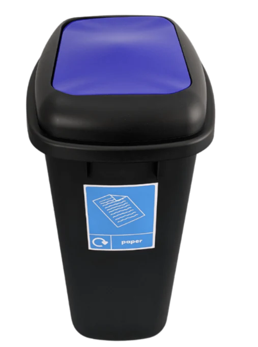 Large Push Flap 90 Litre Recycling Bin