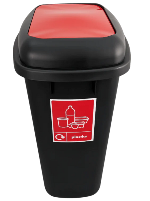 Large Push Flap 90 Litre Recycling Bin