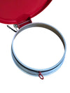 Zinc Plated Wall Mounted Sackholder with Optional Coloured Lid