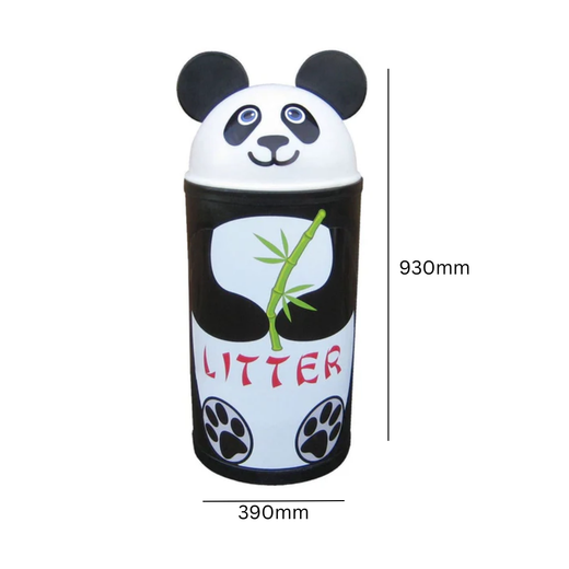 Animal Kingdom Panda Litter Bin in 2 Sizes