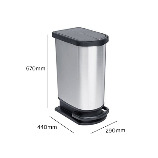 Rotho Paso Pedal Bin - 50 Litre