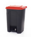 Pedal Bins with Coloured Lids 80 Litres