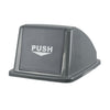 Large Plastic Push Lid Litter Bin - 60 Litre