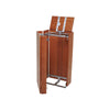 Rectangular Hardwood External Litter Bin - 100 Litre