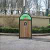 Royal Parks Unit Outdoor Recycling Bin - 120 Litre