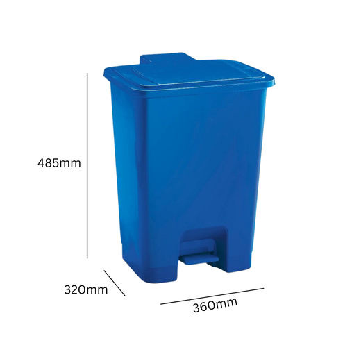 30 Litre Economy Plastic Step Bin - Available in 6 Colours