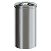 Stainless Steel Self Extinguishing Waste Paper Bin - 2 Sizes