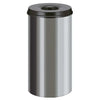 Stainless Steel Self Extinguishing Waste Paper Bin - 2 Sizes