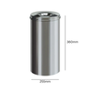 Stainless Steel Self Extinguishing Waste Paper Bin - 2 Sizes