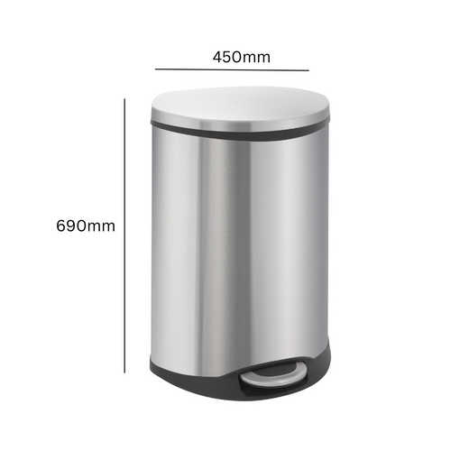 EKO Shell Recycling Bin - 2 x 22 Litre Compartments