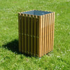 Square Slatted Bin - 112 Litres