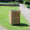 Square Slatted Bin - 112 Litres