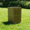 Square Slatted Bin - 112 Litres