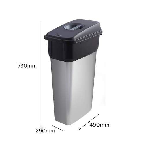 Slim Coloured Recycling Bin - 55 & 70 Litres Available