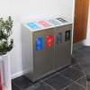 Slimline Litter & Recycling Unit
