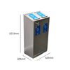 Slimline Litter & Recycling Unit