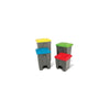 Step on Container with Coloured Lids - 30 Litre