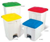 Step on Container with Coloured Lids - 45 Litre